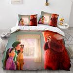 19097 disney turning red 2022 bedding set quilt duvet cover bedding sets 0