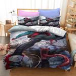 19119 spiderman miles morales cosplay bedding set duvet cover bed sheets sets 0