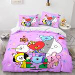 19161 cartoon bt21 bts butter bedding set quilt duvet covers bedding sets 0