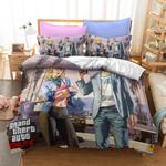 19318 grand theft auto cosplay bedding set quilt duvet cover bed sheets sets 0