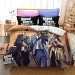 19328 grand theft auto cosplay bedding set quilt duvet cover bed sheets sets 0