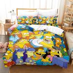 19394 the simpsons cosplay bedding set duvet cover comforter bed sheets 0