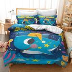 19492 cartoon baby shark bedding set kids quilt duvet covers bed sheets sets 0