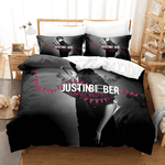 19636 justin bieber cosplay bedding set duvet cover comforter bed sheets 0