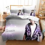 19642 justin bieber cosplay bedding set duvet cover comforter bed sheets 0