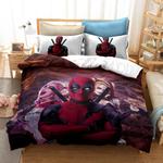 19728 deadpool 2 cosplay bedding set duvet cover halloween bed sheets sets 0