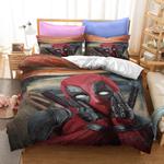 19730 deadpool 2 cosplay bedding set duvet cover halloween bed sheets sets 0