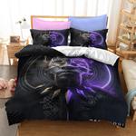 19738 black panther cosplay bedding set duvet cover quilt bed sheets sets 0
