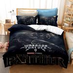 19748 black panther cosplay bedding set duvet cover quilt bed sheets sets 0