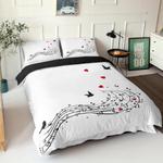 20124 music note comforter bedding sets musical theme duvet cover bed sheets 0