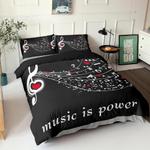 20126 music note comforter bedding sets musical theme duvet cover bed sheets 0