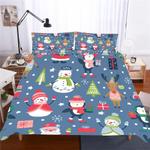 2019 christmas santa claus 10 duvet cover quilt cover pillowcase bedding set bed linen home decor 0