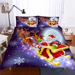 2019 christmas santa claus 13 duvet cover quilt cover pillowcase bedding set bed linen home decor 2 0