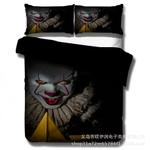 2019 stephen king it chapter two 2 pennywise scary clown 3 duvet cover quilt cover pillowcase bedding set bed linen 0