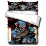 2019 stephen king it chapter two 2 pennywise scary clown 5 duvet cover quilt cover pillowcase bedding set bed linen 0