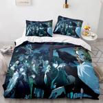 20274 japan anime demon slayer bedding set cosplay duvet cover bed sets 0