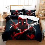 20324 deadpool cosplay bedding set comforter duvet cover bed sheets 0