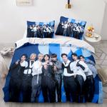 20352 jyp stray kids cosplay soft bedding sets duvet covers bed sheets 0