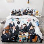 20358 jyp stray kids cosplay soft bedding sets duvet covers bed sheets 0