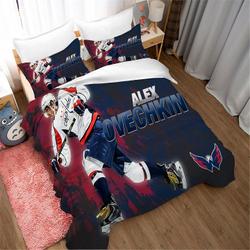 Alex Ovechkin Washington Capitals Hockey #5 Duvet Cover Quilt Cover Pillowcase Bedding Set Bed Home Bedroom Decor