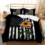 american flag sunflower duvet cover sunflower bedding set youre my sunshine bedding cover with 2 pillowcases 100 polyester 0