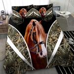 american quarter horse bedding set love ride horse jungle camouflage bedding cover with 2 pillowcases 100 polyester 1 0
