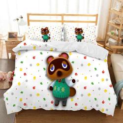 Animal Crossing Tom Nook #6 Duvet Cover Quilt Cover Pillowcase Bedding Set Bed Home Decor