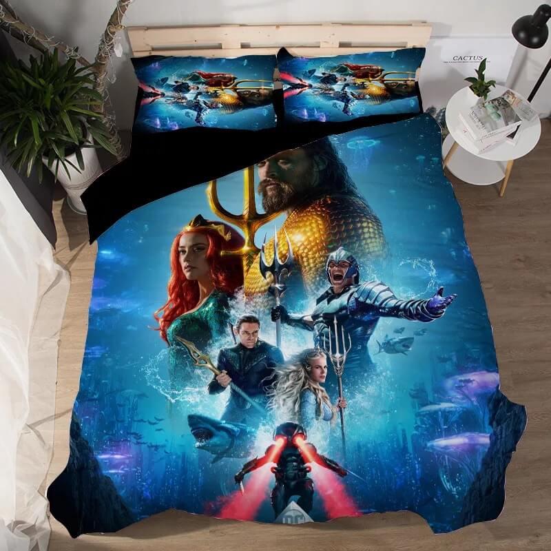 Aquaman #6 Duvet Cover Quilt Cover Pillowcase Bedding Set Bed aquaman 6 duvet cover quilt cover pillowcase bedding set bed linen 0