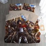 attack on titan 1 duvet cover quilt cover pillowcase bedding set bed linen home bedroom decor 0