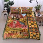 autumn house bedding set happy fall yall bedroom decoration family members gift idea bedding cover with 2 pillowcases 100 polyester 0