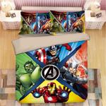 avengers captain america hulk iron man thor 1 duvet cover quilt cover pillowcase bedding set bed linen home decor 0