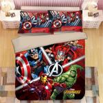 avengers captain america hulk iron man thor 2 duvet cover quilt cover pillowcase bedding set bed linen home decor 0