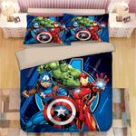 avengers captain america hulk iron man thor 3 duvet cover quilt cover pillowcase bedding set bed linen home decor 0