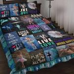 ballet dancer bedding set ballet dancing bedding cover pillow covers gift for ballerina bedding cover with 2 pillowcases 100 polyester 0