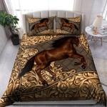 beautiful horse bedding set wood floral horse country girl fans idea bedding cover with 2 pillowcases 100 polyester 0