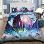 beautiful mermaid tail bedding set mermaid make ocean waves painting bedding cover with 2 pillowcases 100 polyester 0