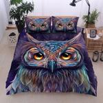 beautiful owl all over bedding set owl lover bedding cover bedroom decor owl daddy mommy gift idea bedding cover with 2 pillowcases 100 polyester 0