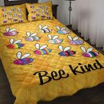 bee kind lgbt pride bedding set lgbt history pride bedding cover pillow covers gift for lgbtqia bedding cover with 2 pillowcases 100 polyester 0