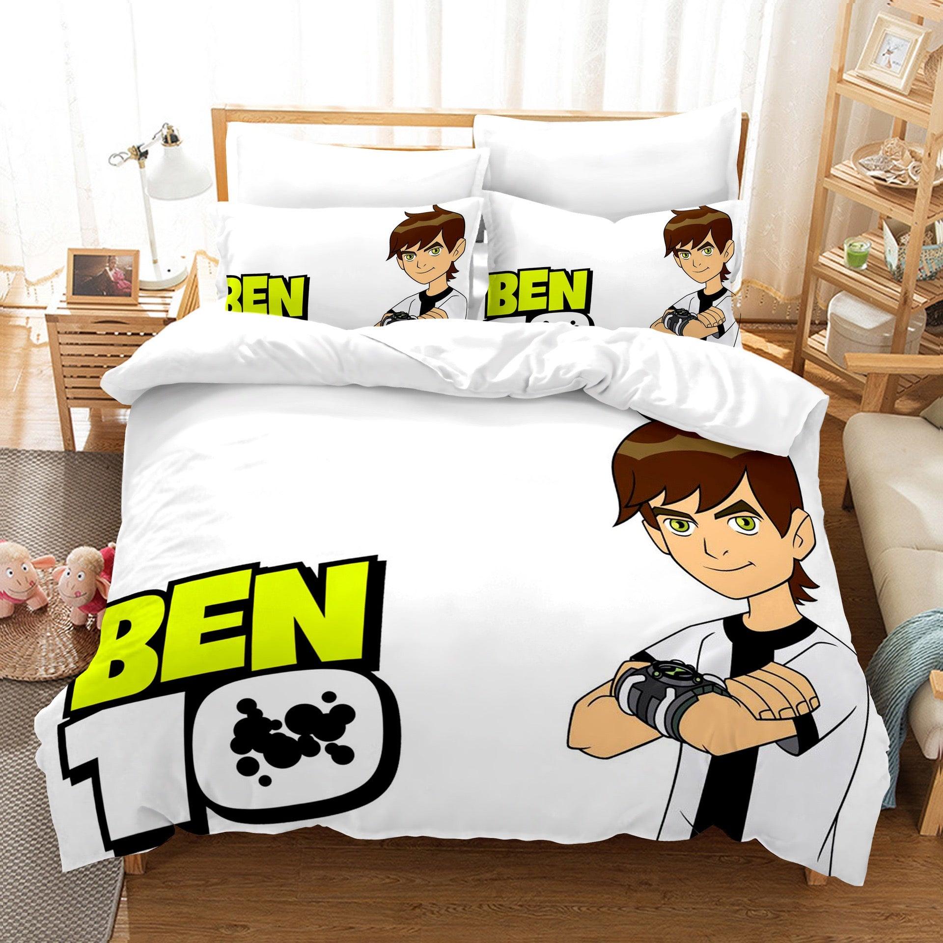Ben 10 Ben Tennyson #3 Duvet Cover Quilt Cover Pillowcase Bedding Set Bed Home Bedroom Decor ben 10 ben tennyson 3 duvet cover quilt cover pillowcase bedding set bed linen home bedroom decor 0