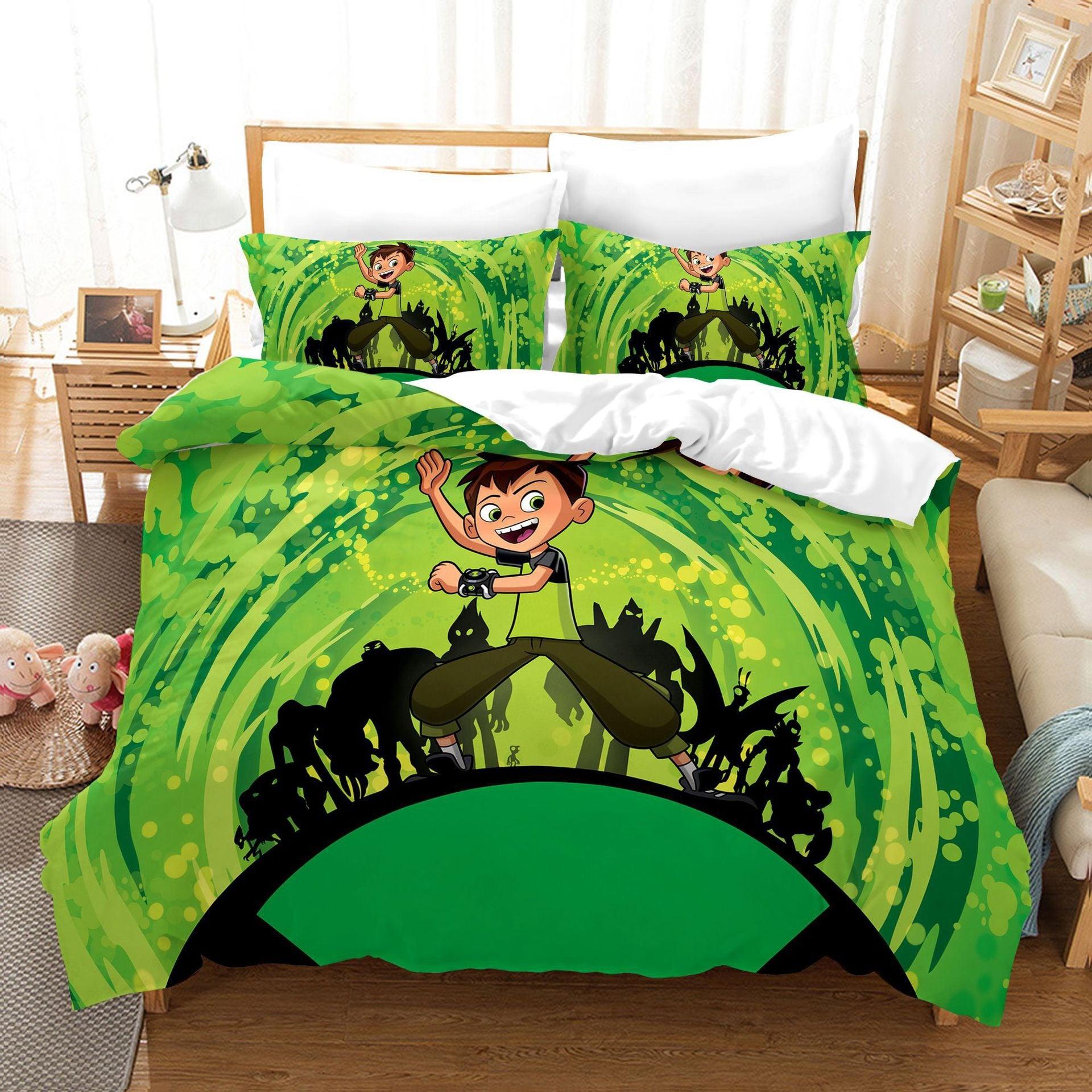 Ben 10 Ben Tennyson #5 Duvet Cover Quilt Cover Pillowcase Bedding Set Bed Home Bedroom Decor ben 10 ben tennyson 5 duvet cover quilt cover pillowcase bedding set bed linen home bedroom decor 0