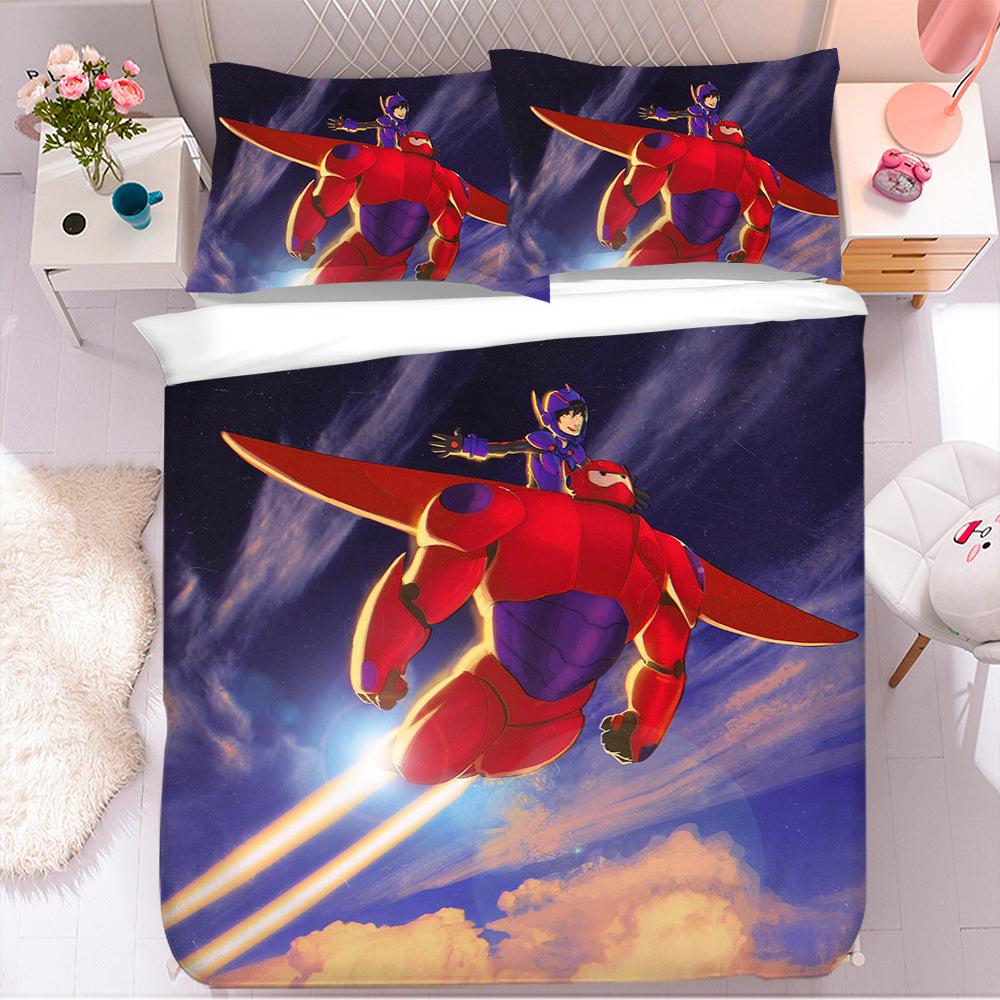 Big Hero 6 Baymax #4 Duvet Cover Quilt Cover Pillowcase Bedding Set Bed Home Bedroom Decor big hero 6 baymax 4 duvet cover quilt cover pillowcase bedding set bed linen home bedroom decor 0