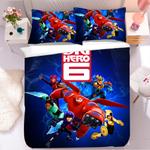 big hero 6 baymax 6 duvet cover quilt cover pillowcase bedding set bed linen home bedroom decor 0
