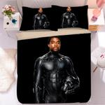 black panther tchalla chadwick boseman 44 duvet cover quilt cover pillowcase bedding set bed linen 0