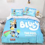 bluey pattern bedding set quilt cover without filler 0