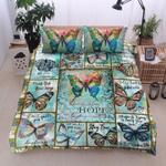 butterfly hope bedding set butterfly pattern bedding cover bedroom decoration bedding cover with 2 pillowcases 100 polyester 0