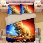 captain marvel carol danvers 4 duvet cover quilt cover pillowcase bedding set 0