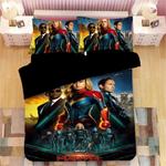 captain marvel carol danvers 5 duvet cover quilt cover pillowcase bedding set 0
