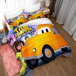 car patrol 4 duvet cover quilt cover pillowcase bedding set 0