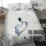 cartoon astronaut bedding set the universe is infinite adventure bedding cover with 2 pillowcases 100 polyester 0