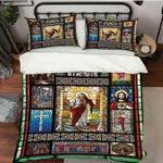 catholic bedding set epiphany stained glass bedding package religious quilt for christian bedding cover with 2 pillowcases 100 polyester 0